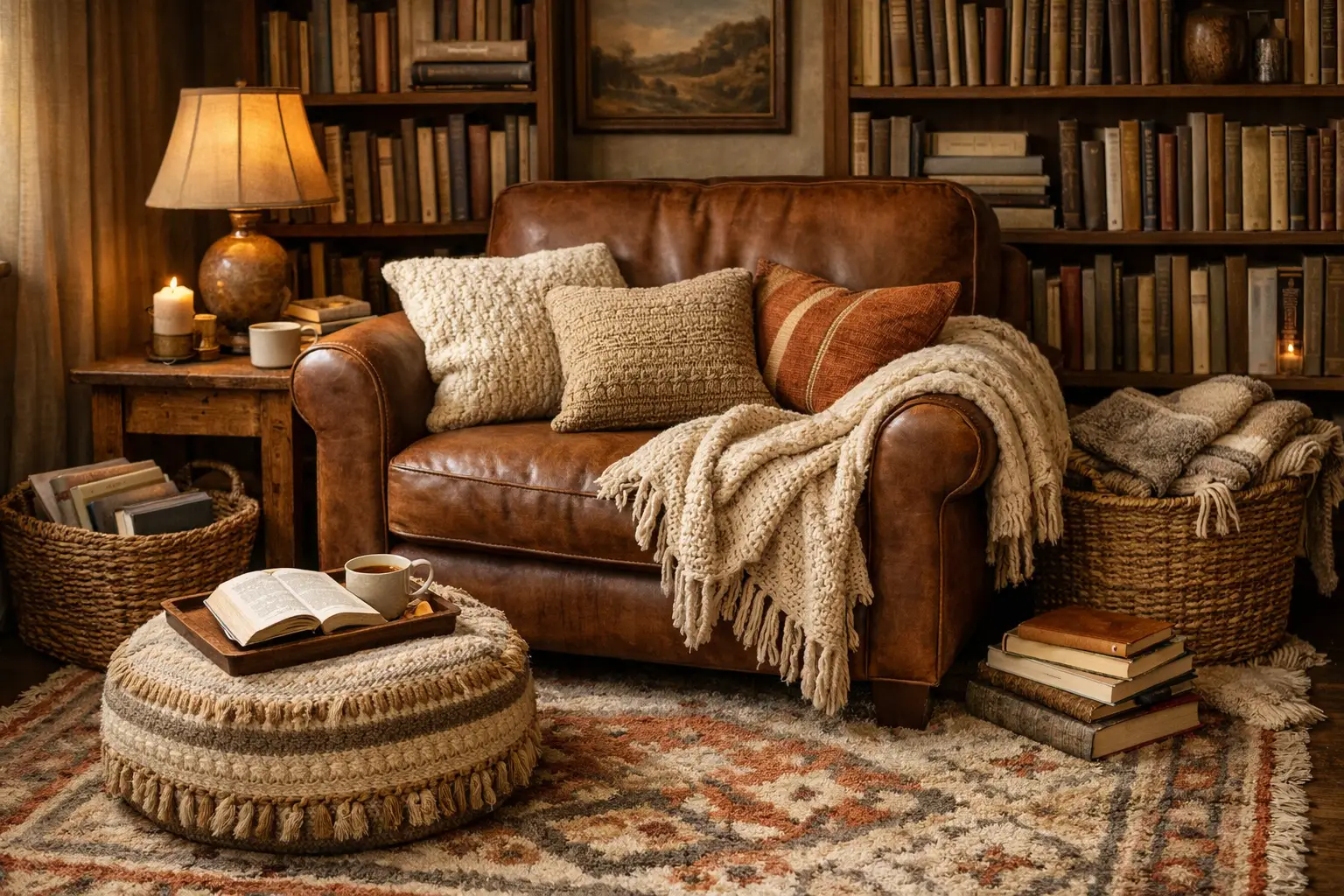 Add Rugs and Textiles for Comfort
