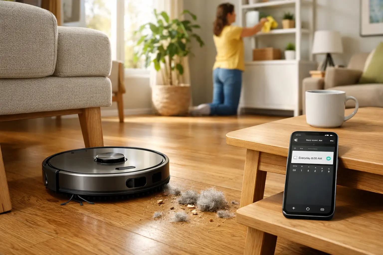 Automate Daily Cleaning with a Robot Vacuum