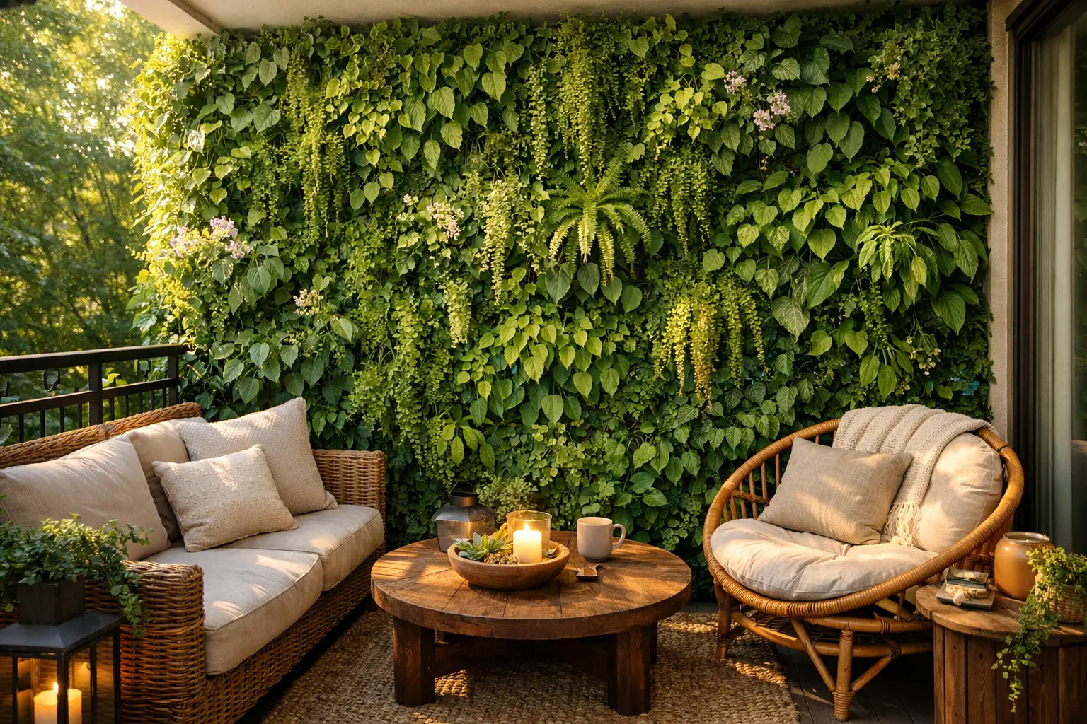 Enhancing Privacy with Green Walls