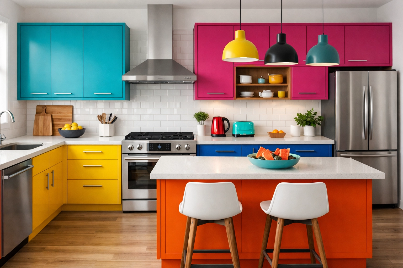 Bold Kitchen Cabinets