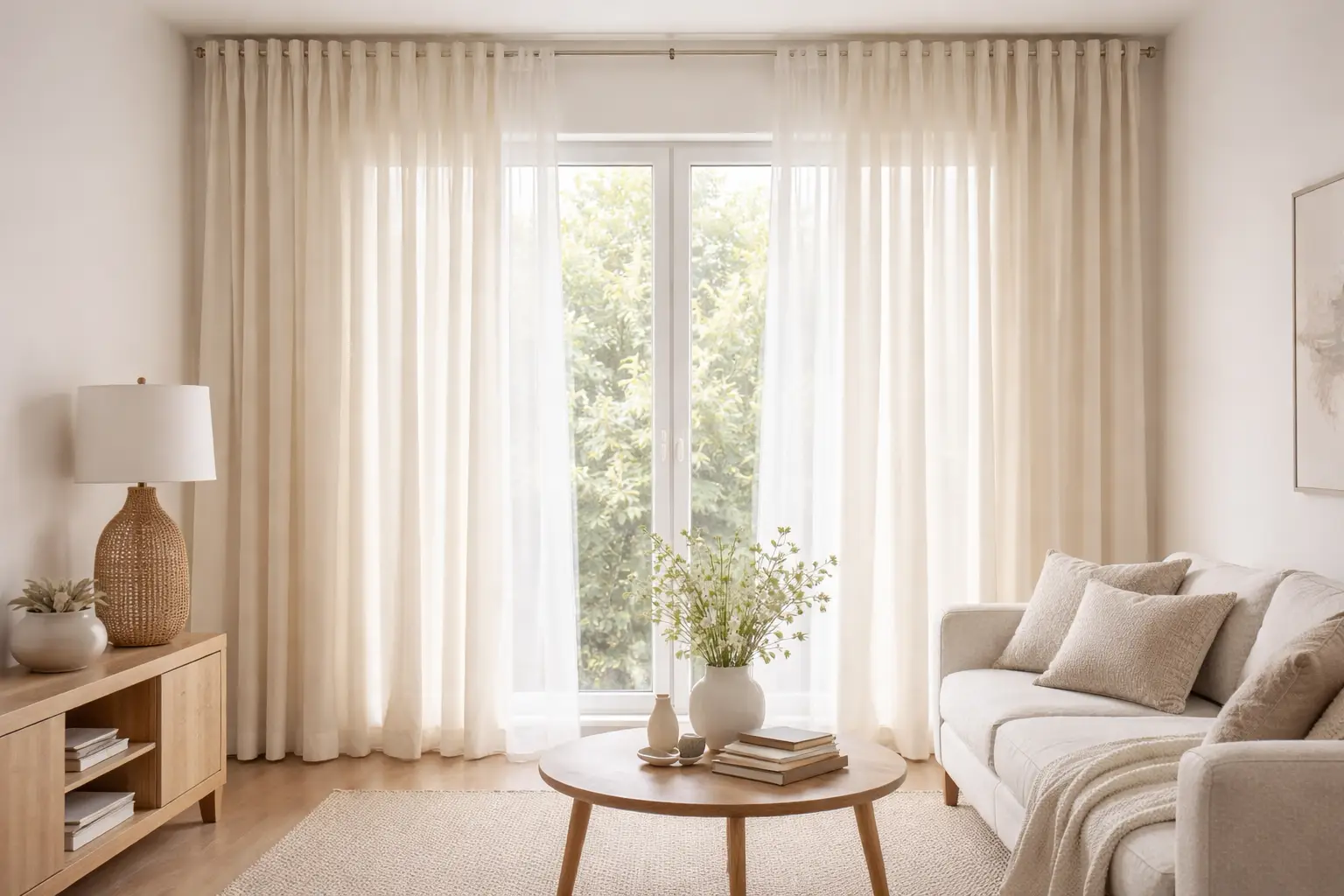 Bring in Soft Curtains or Drapes