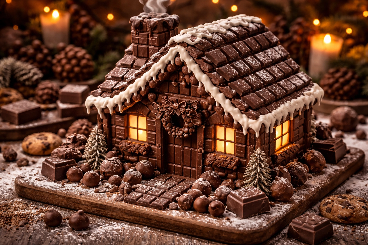 Chocolate Lover’s Gingerbread House
