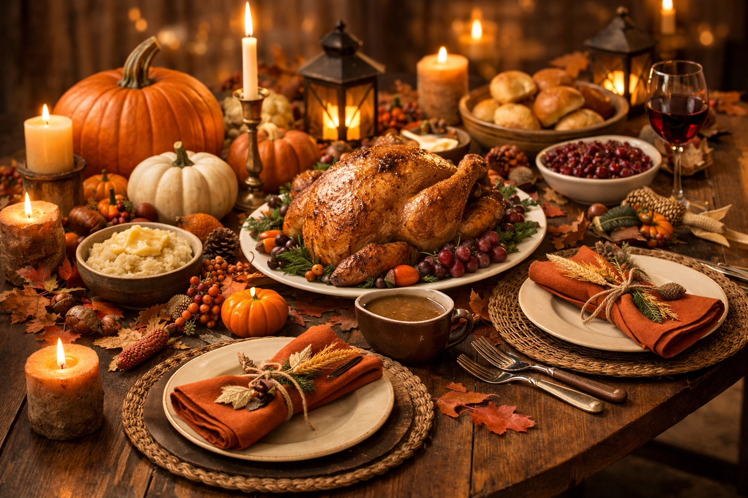 Classic Thanksgiving Theme Setup