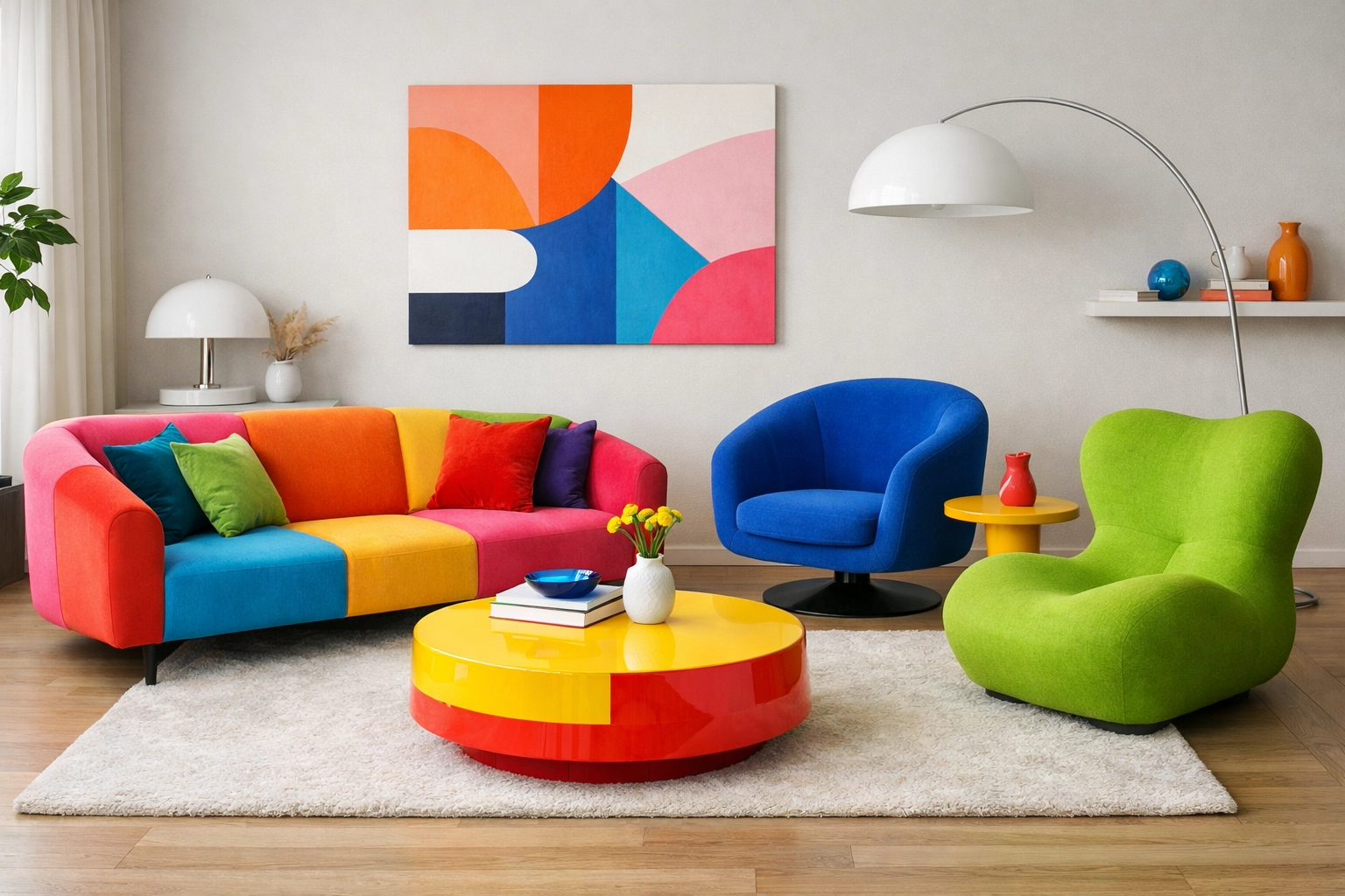 Colorful Furniture Pieces