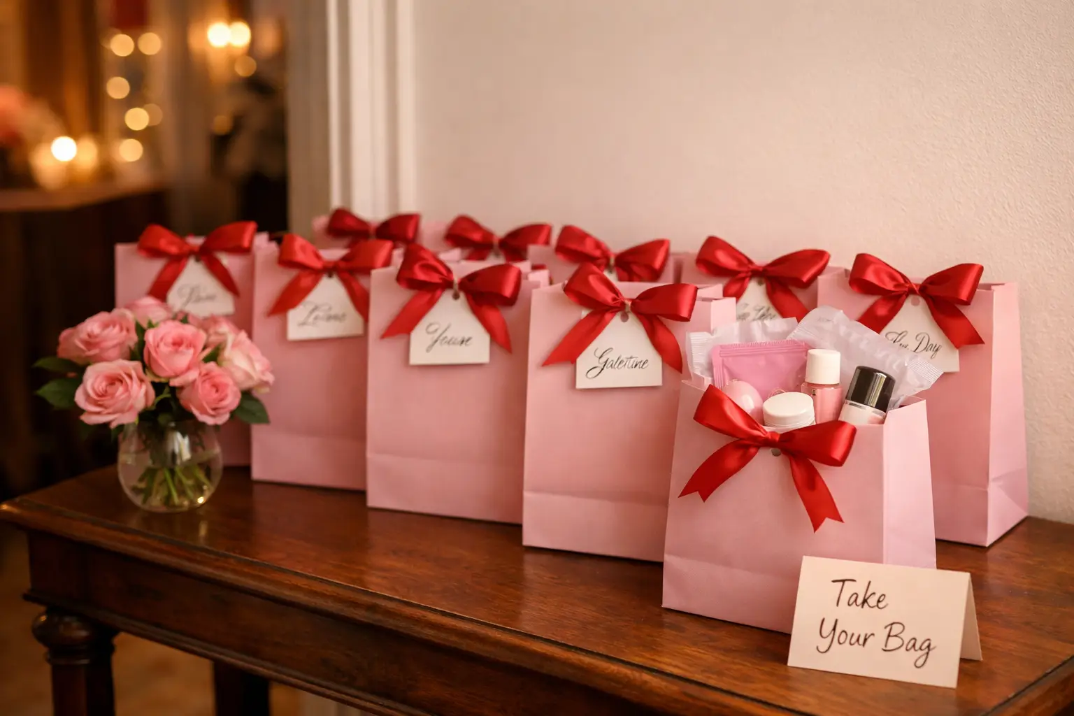 Create Self-Care Gift Bags as Party Favors at the Exit