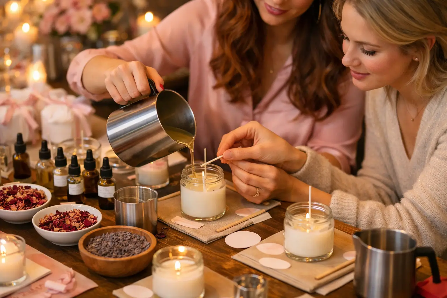 Create a Candle-Making Activity Station