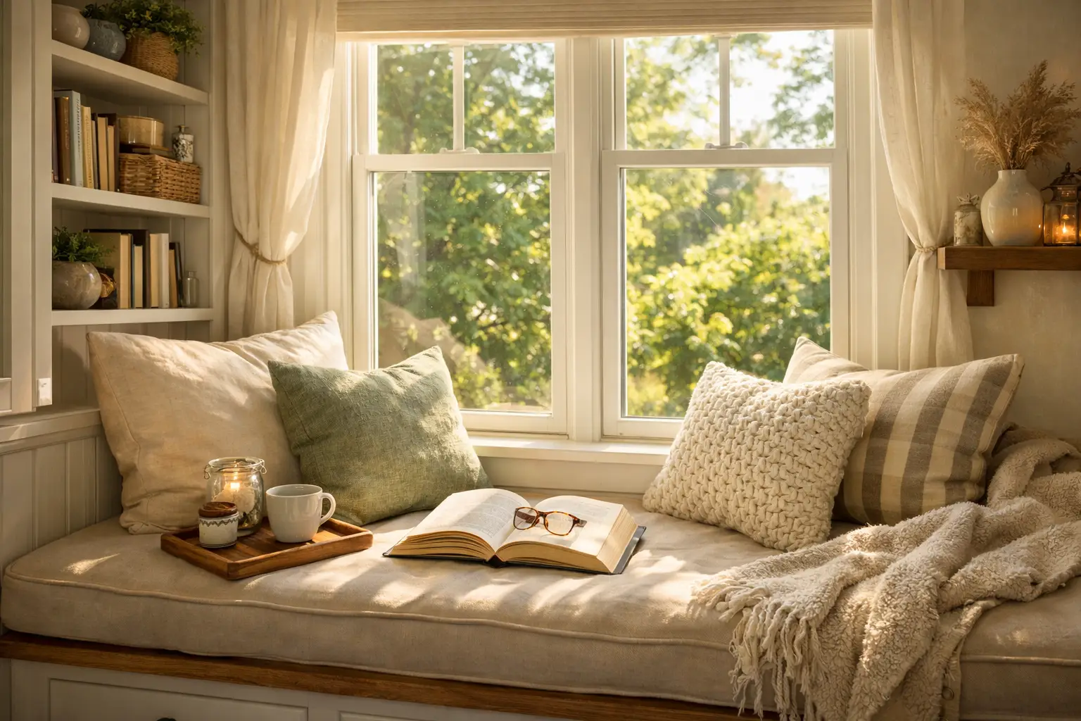 Create a Window Seat Reading Nook