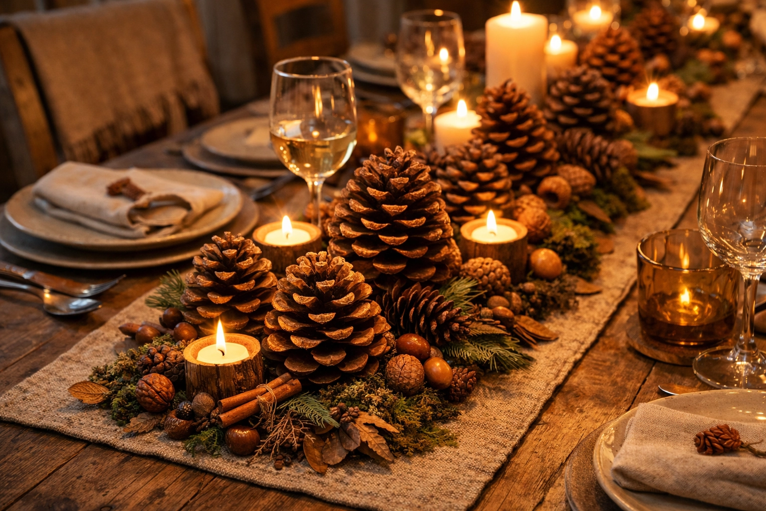 DIY Pinecone Decorations