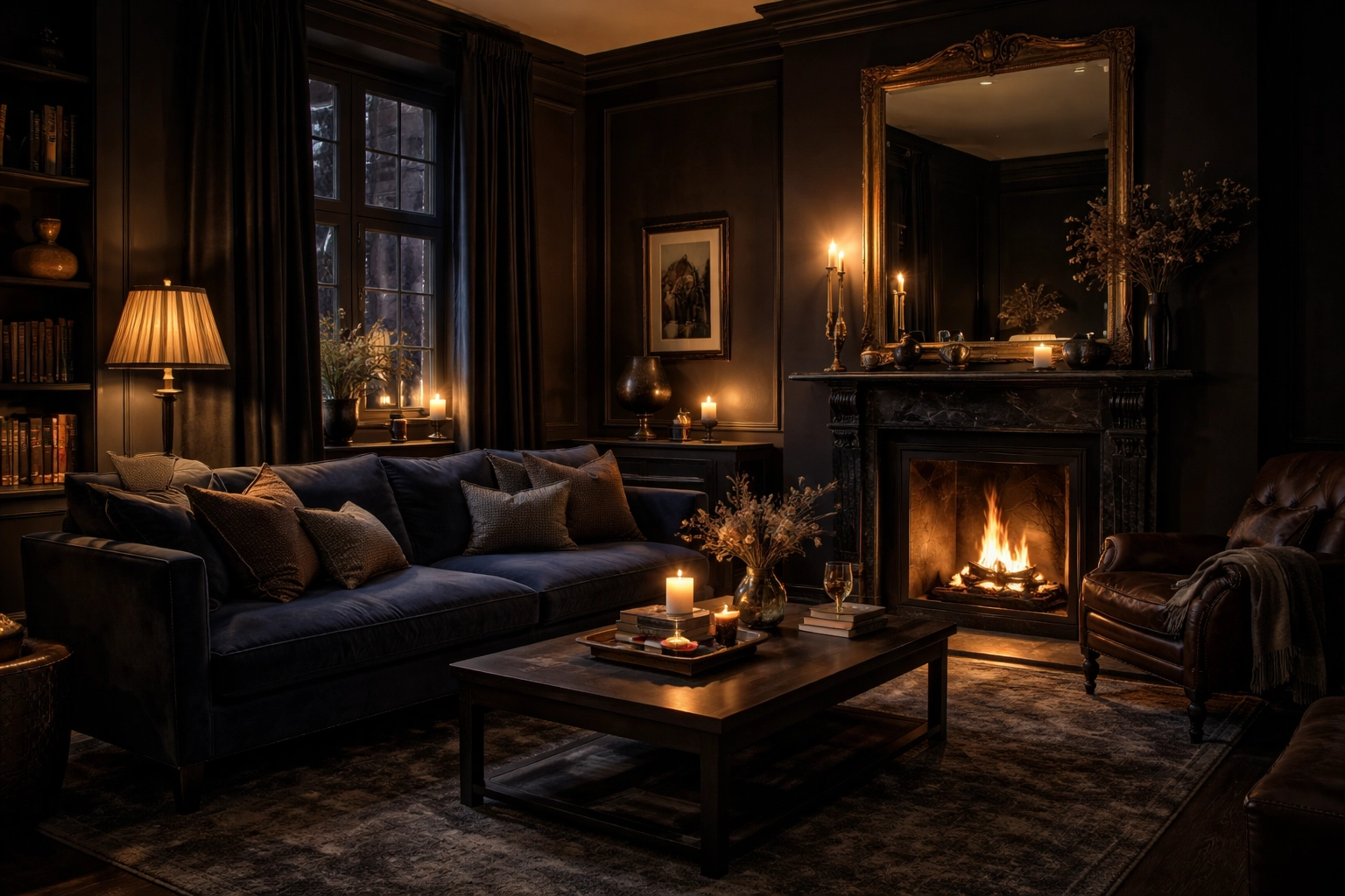 Dark and Moody Interiors