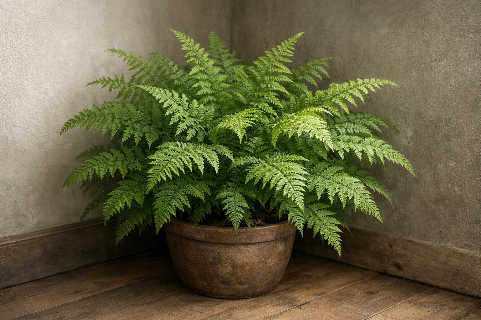 Ferns Soft Green Texture