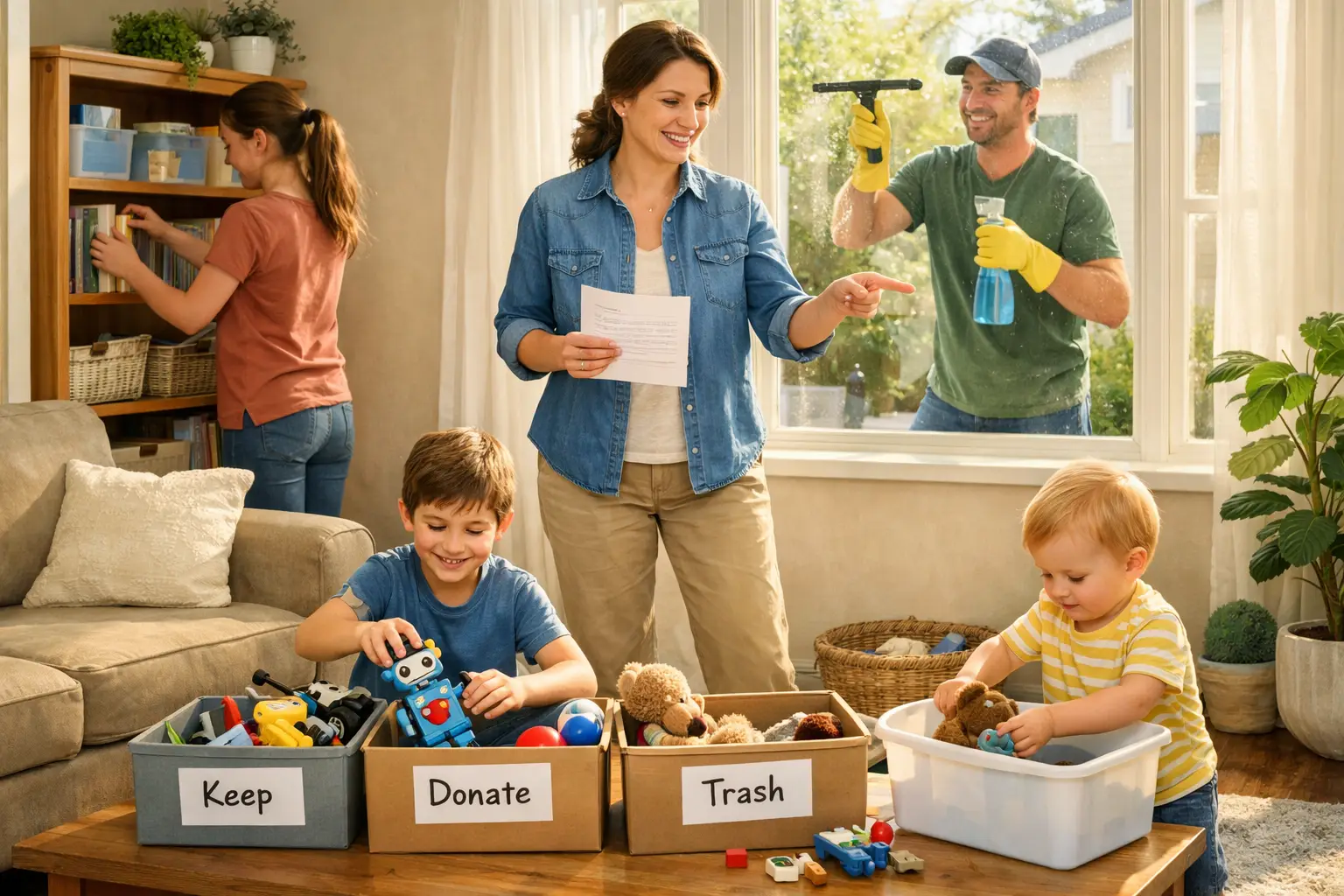 Get the Whole Family Involved with Specific Assignments