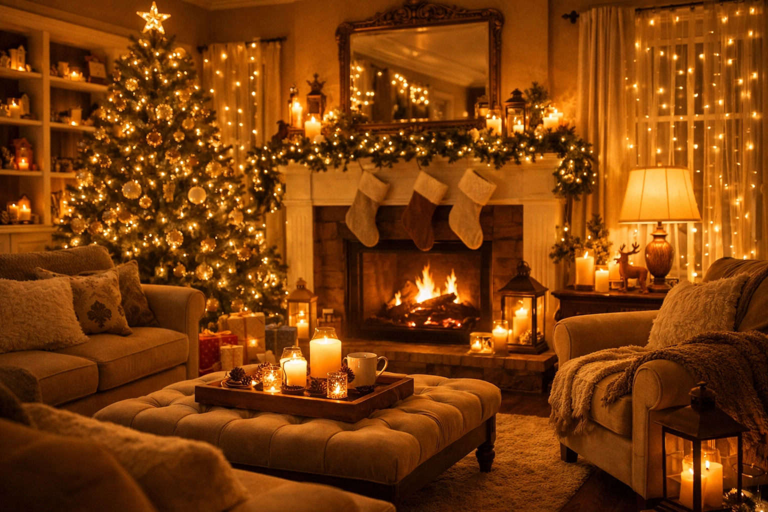 Incorporate Warm Lighting