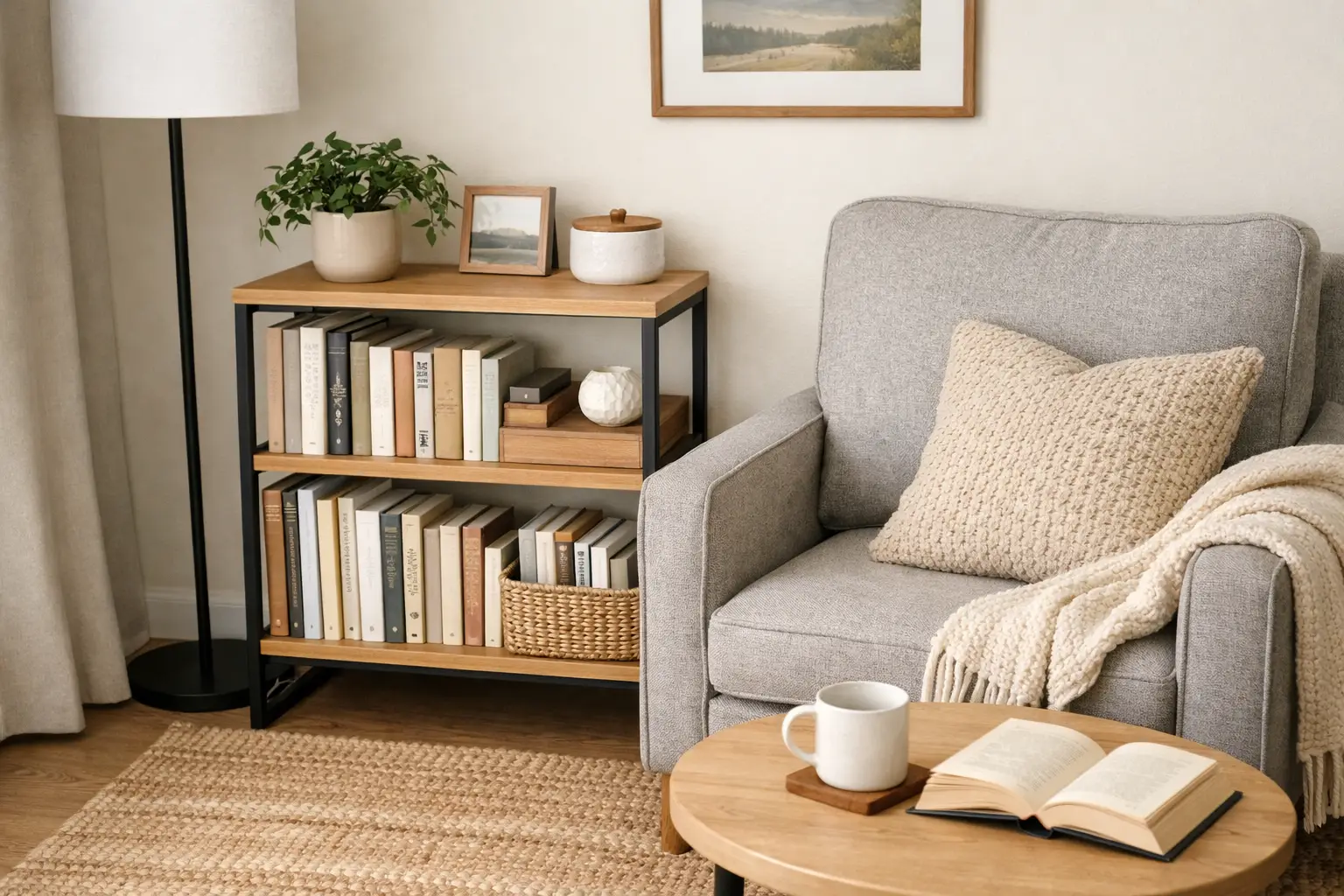 Incorporate a Small Bookshelf