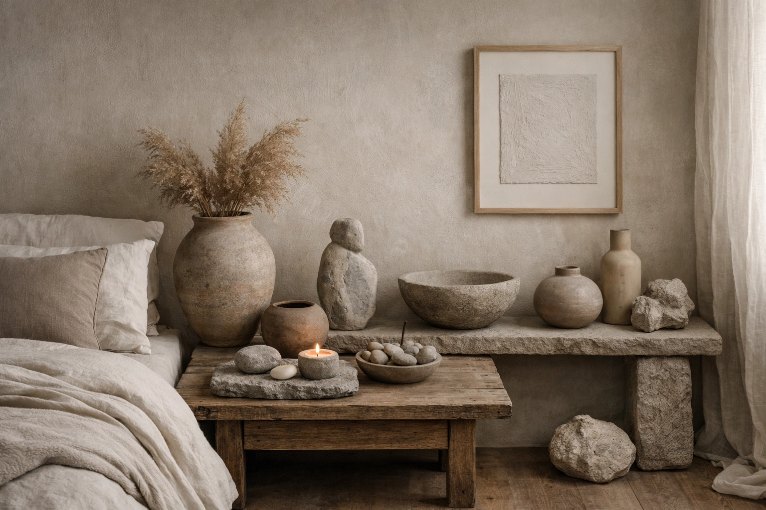 Introduce Stone and Clay Decor