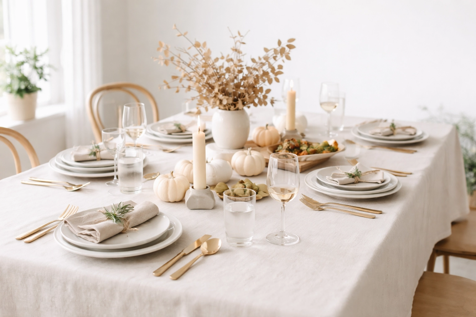 Minimalist Table Setting
