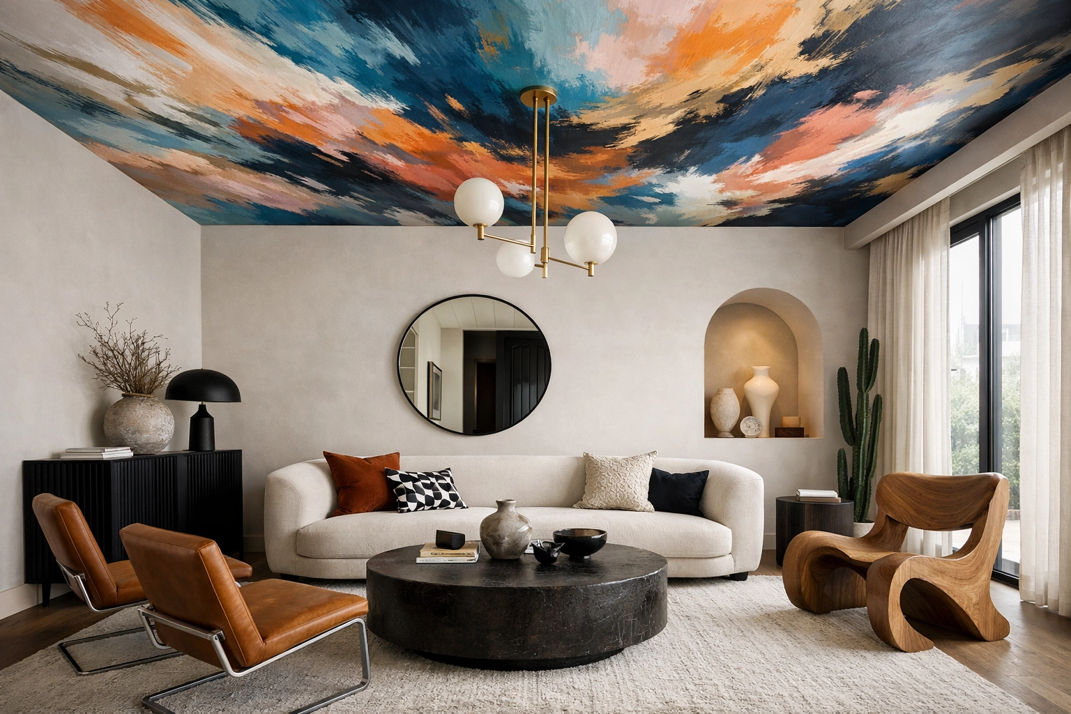 Painted Ceilings Trend
