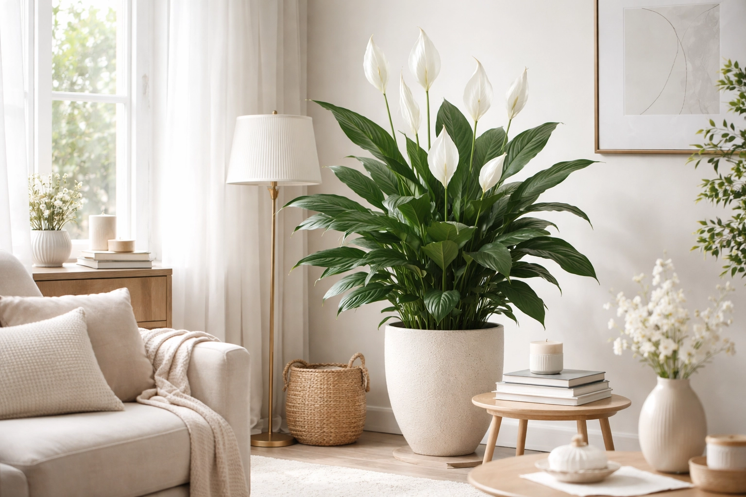 Peace Lily Elegant and Functional