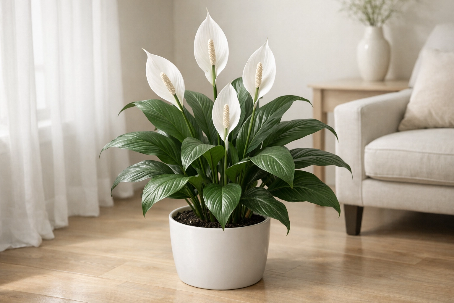 Peace Lily Elegant and Simple