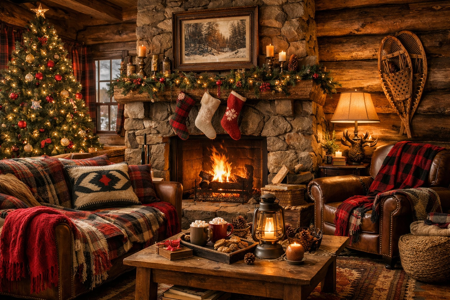 Ralph Lauren Christmas Rustic Cabin Inspiration