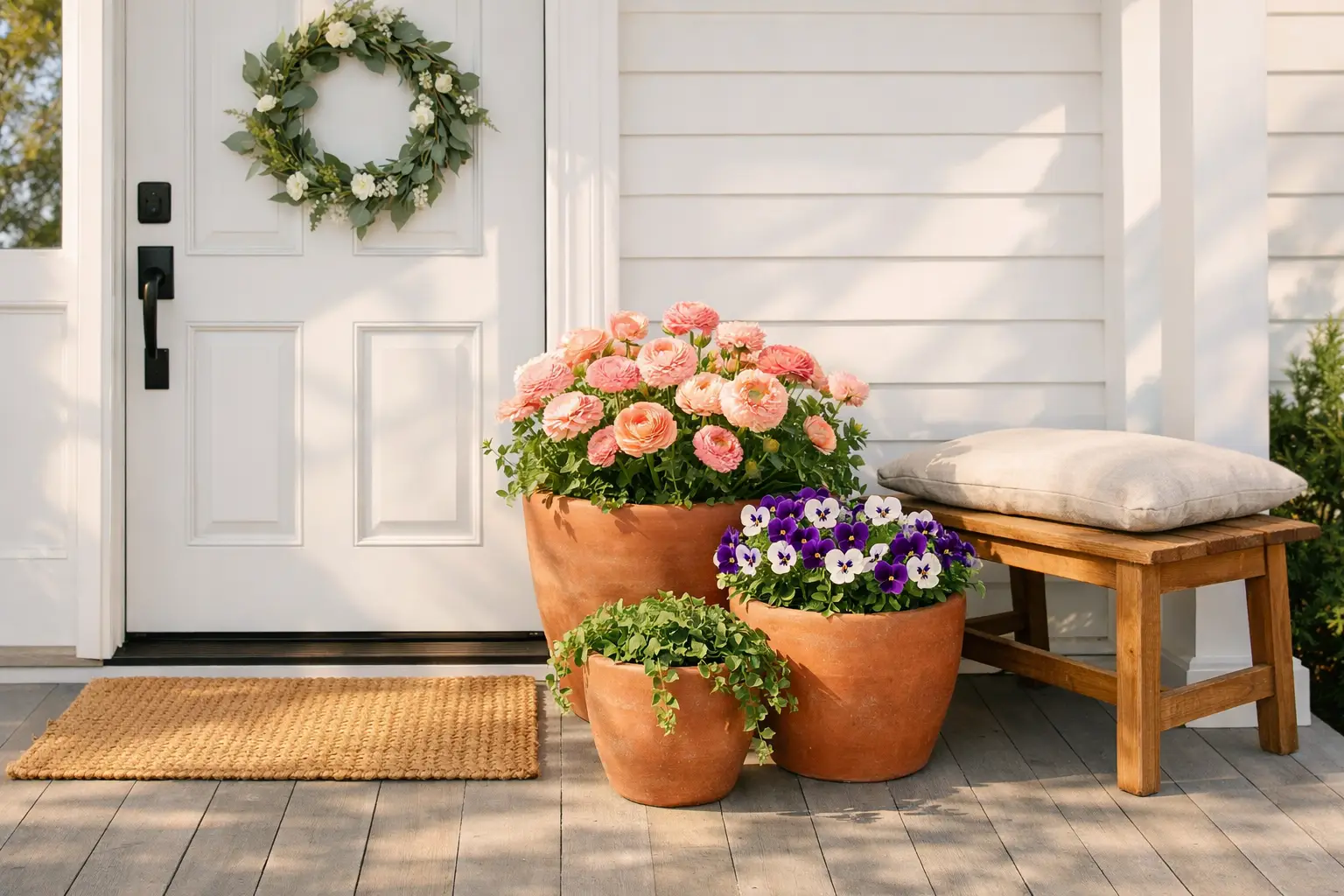 Refresh the Front Porch or Balcony for Spring