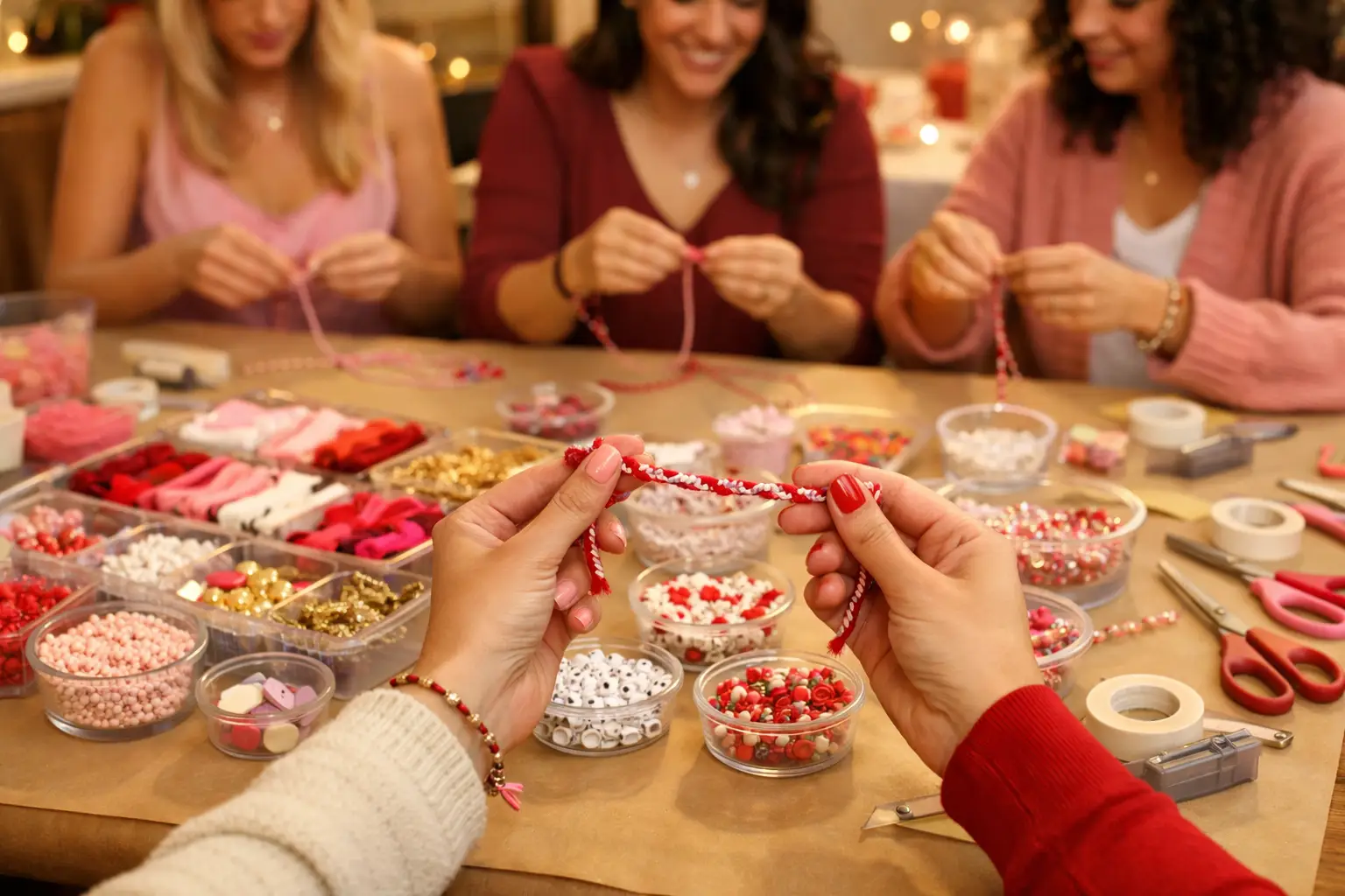 Set Up a DIY Friendship Bracelet Crafting Station