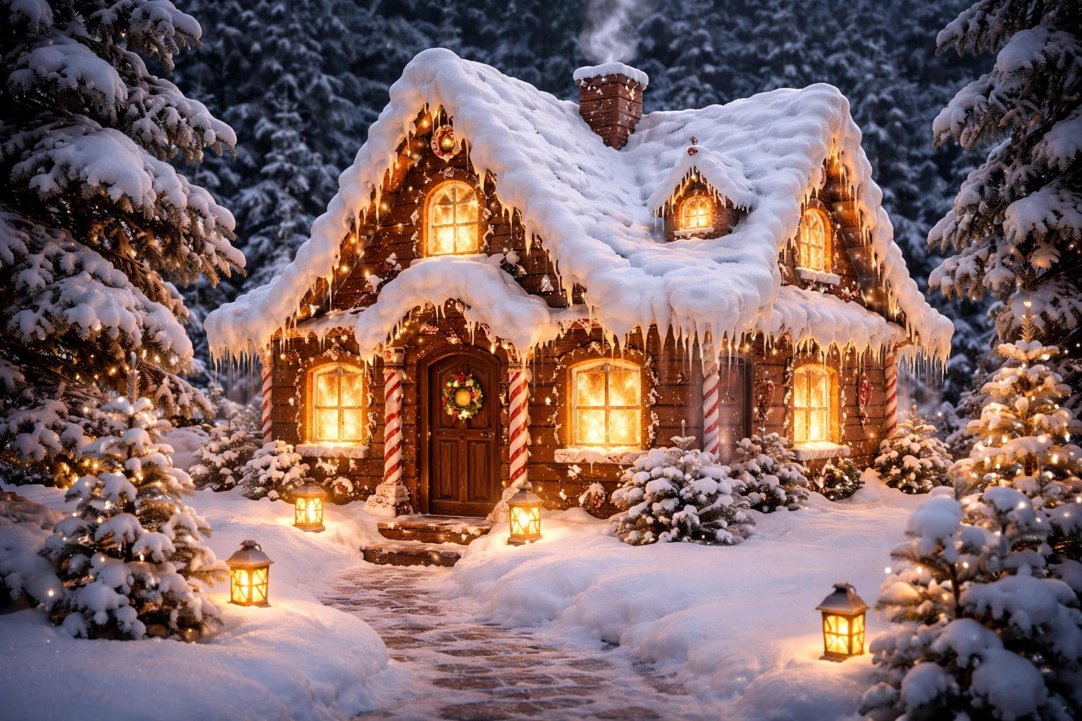 Snowy Cottage Design