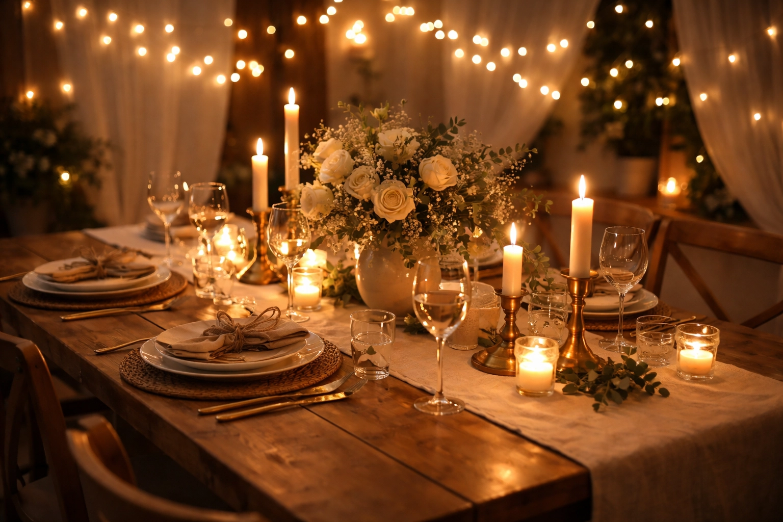 Soft Lighting with String Lights