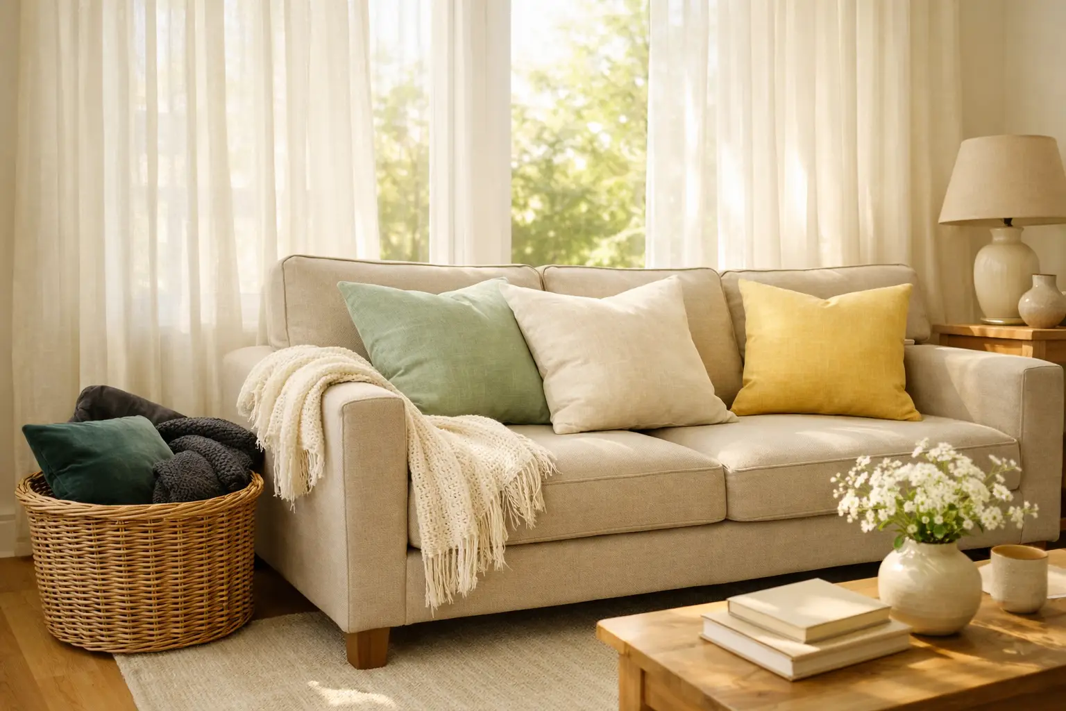 Swap Winter Textiles for Linen and Cotton