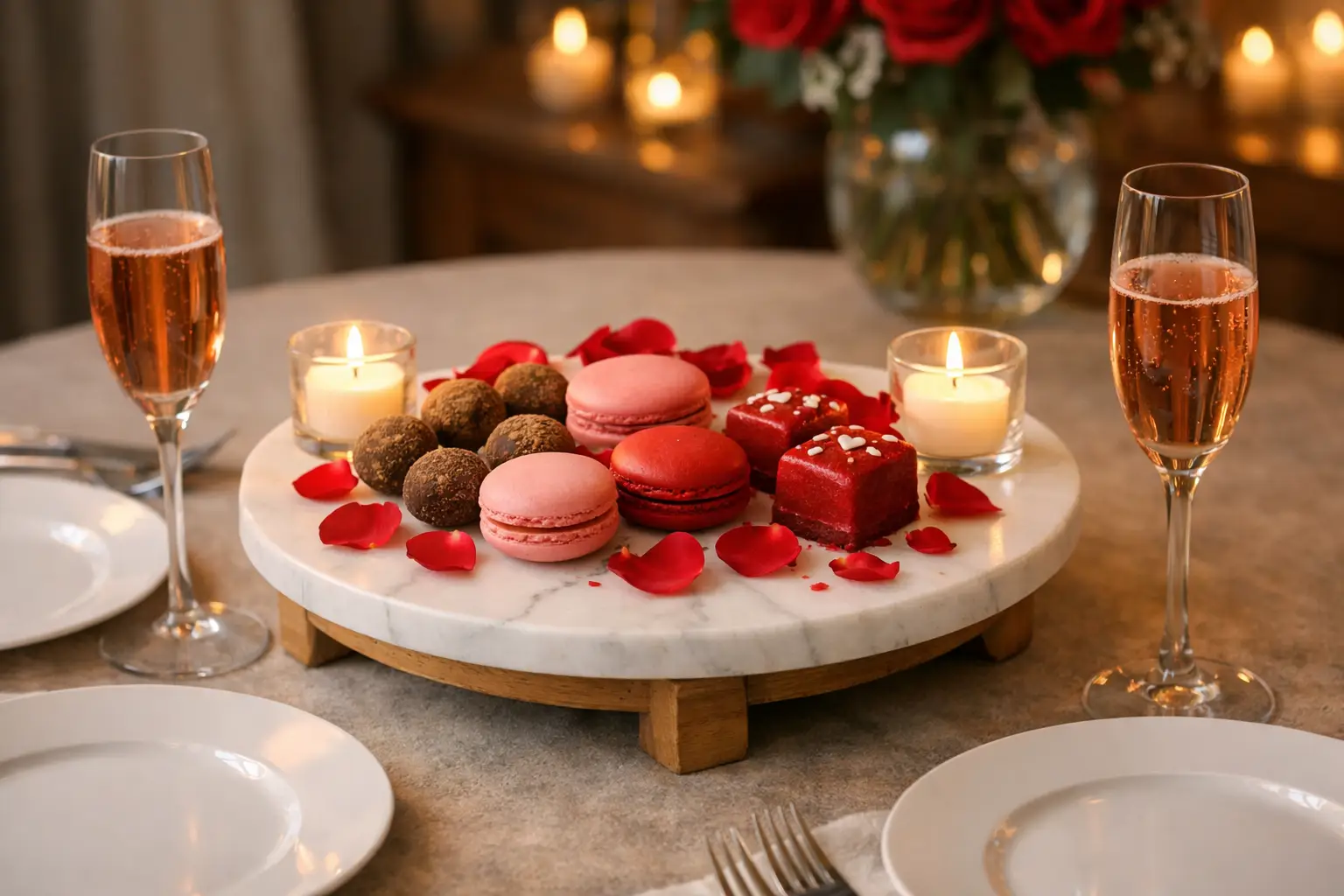 The Dessert Display Valentine Tablescape