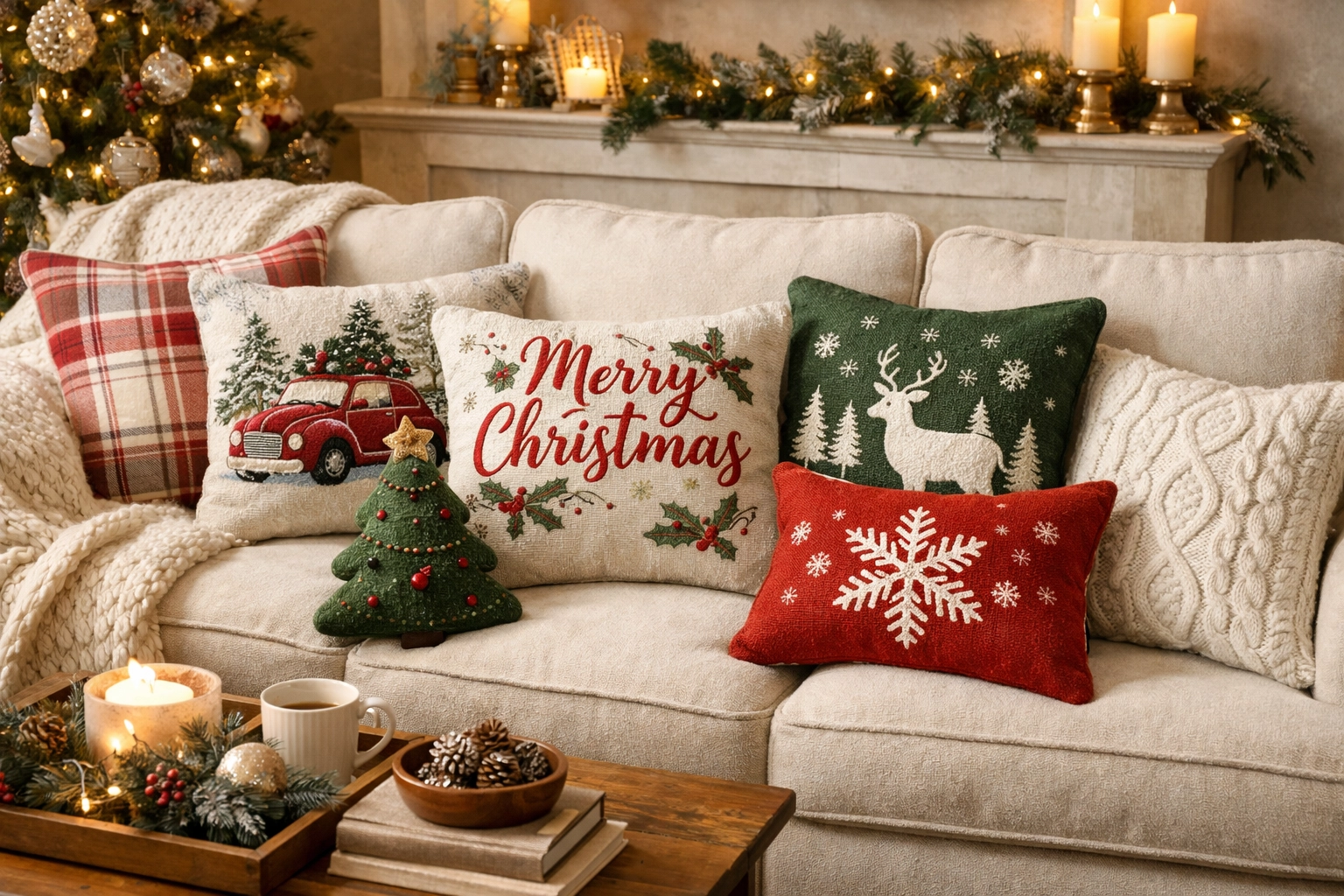 Use Decorative Throw Pillows