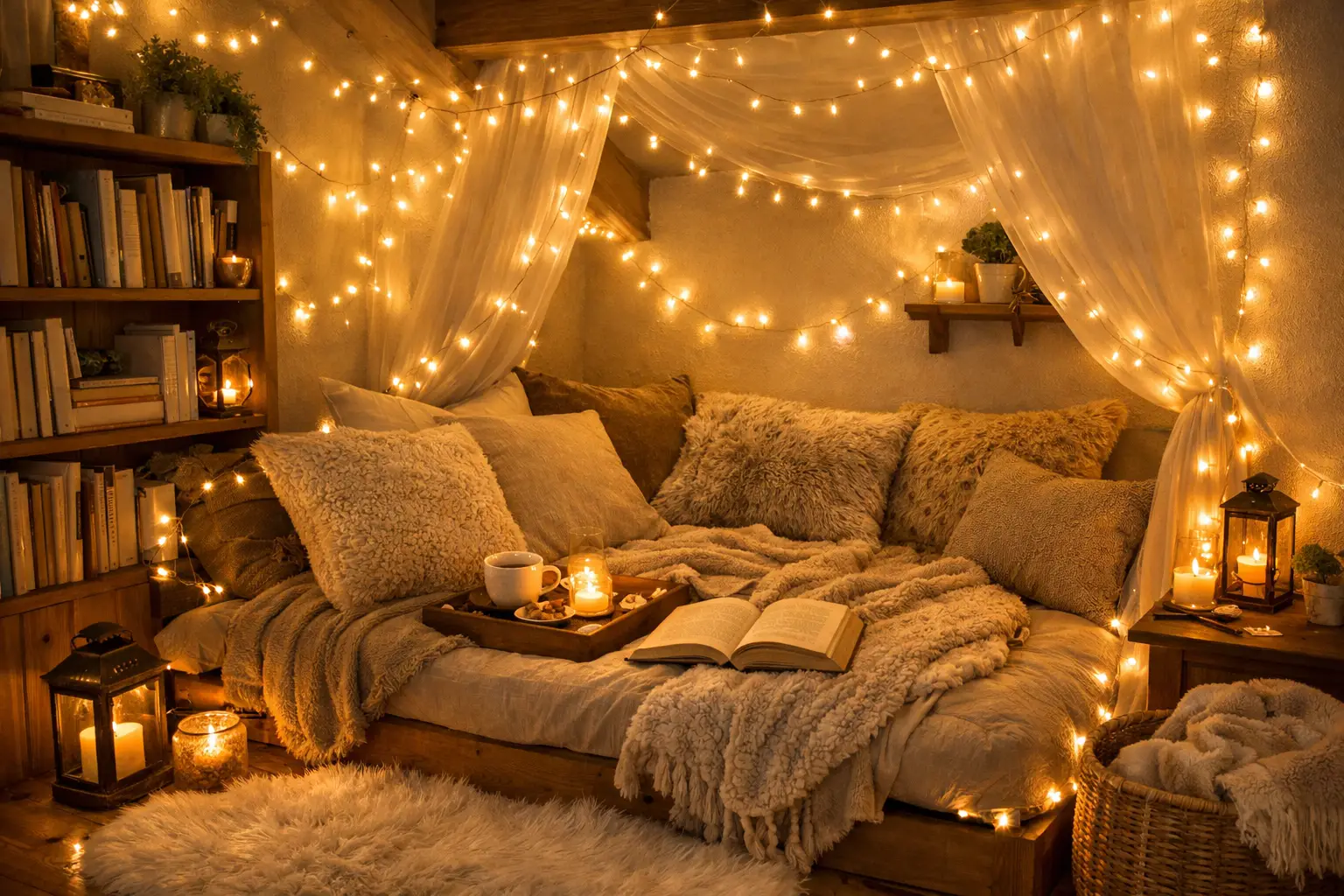 Use Fairy Lights for Aesthetic Appeal