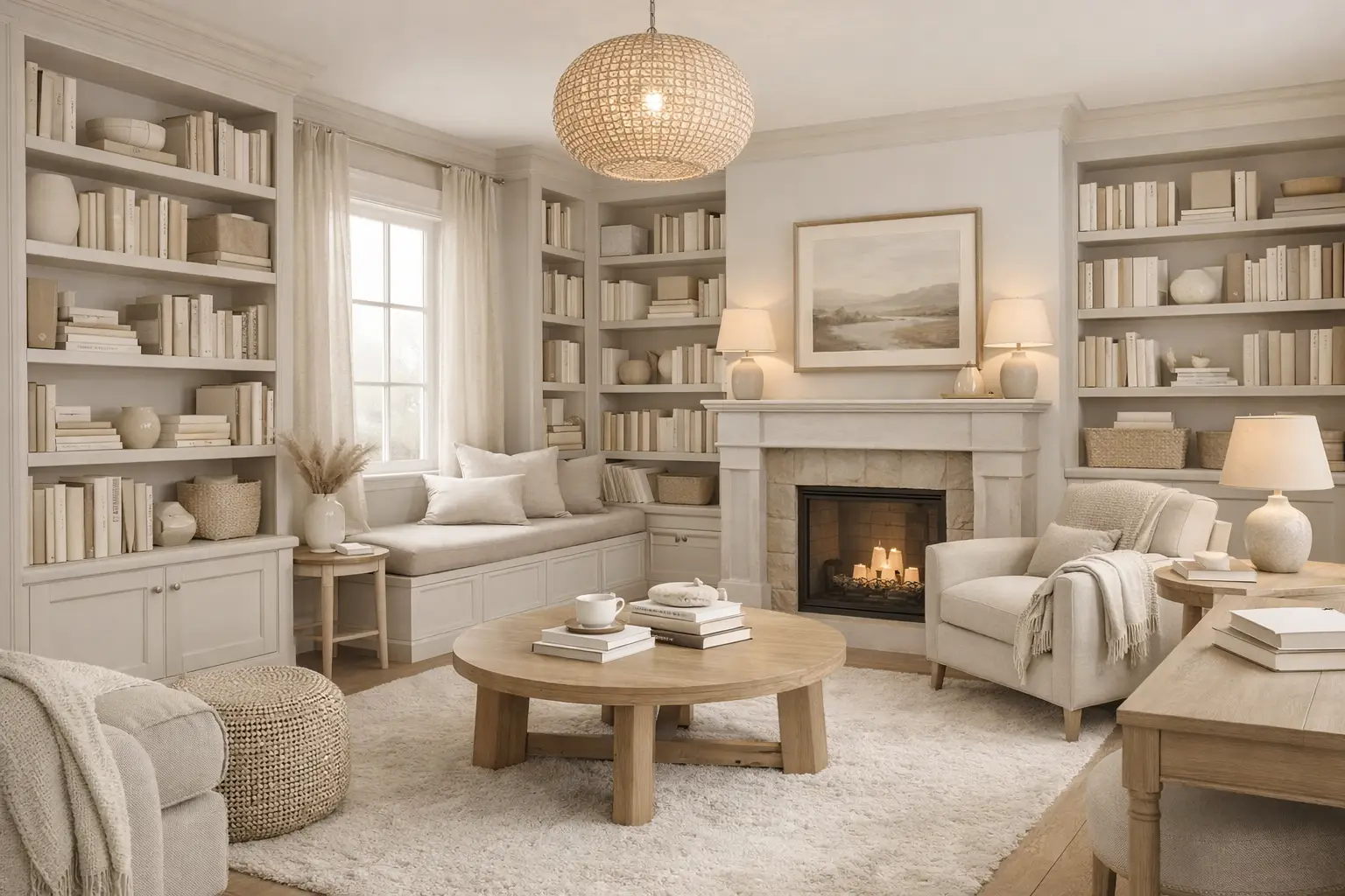 Use Neutral Colors for a Calm Feel