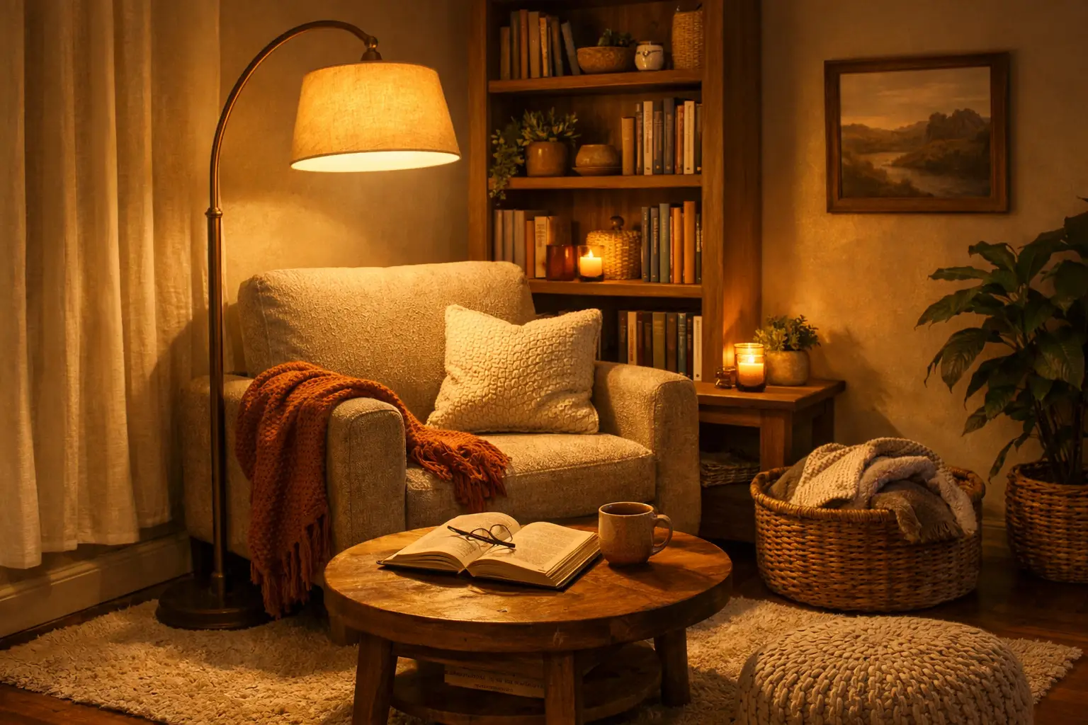 Use Warm Lighting for a Relaxing Atmosphere