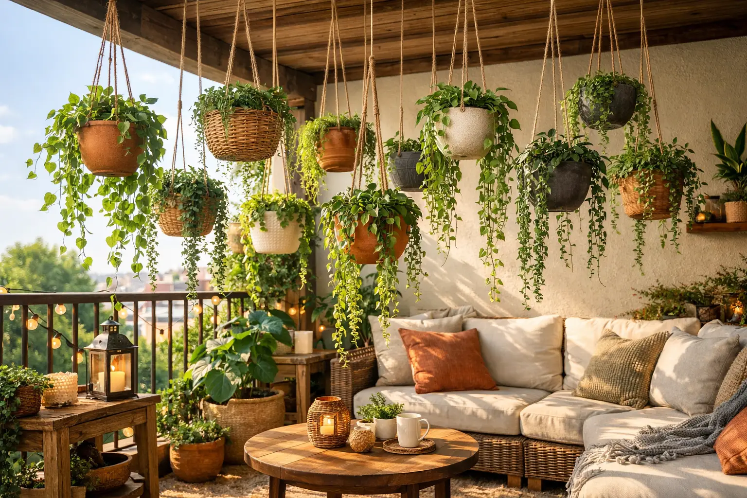 Creative Use of Hanging Pots