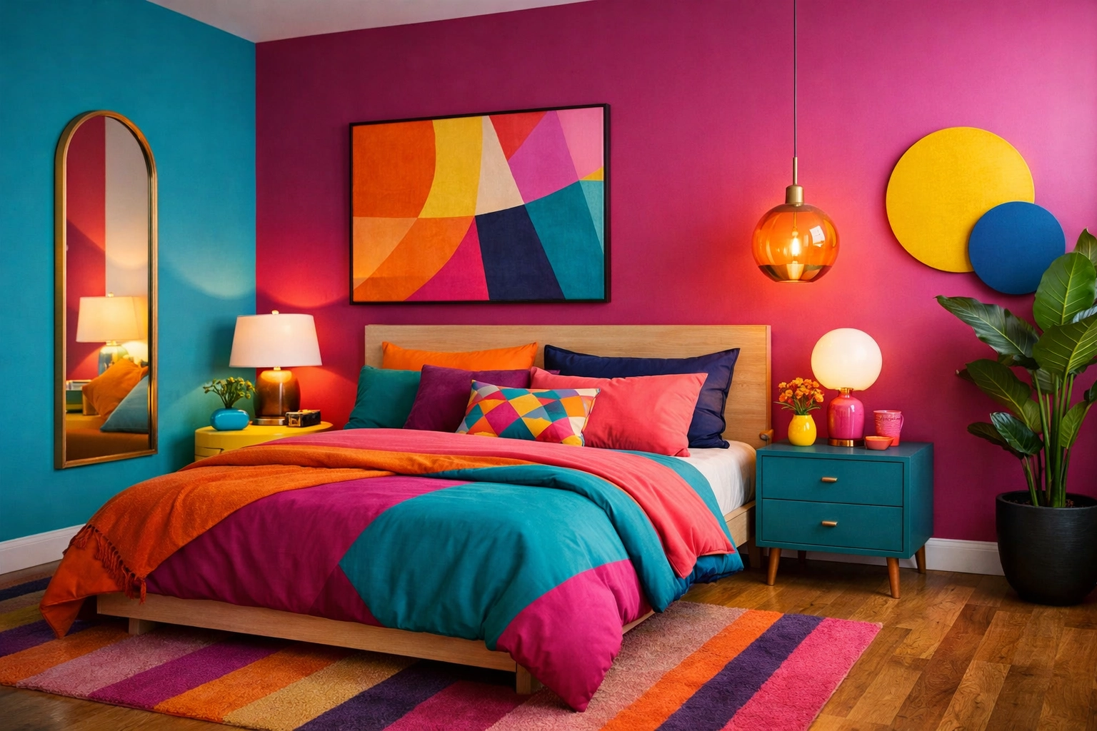 Vibrant Bedroom Palettes