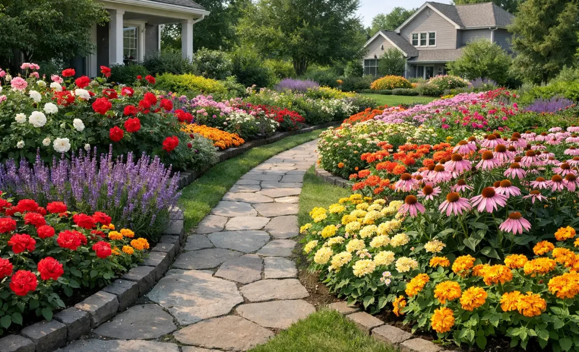 20 Creative Flower Bed Ideas for a Colorful and Eye-Catching Landscape