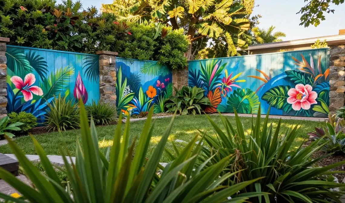 22 Garden Murals Ideas to Transform Your Backyard