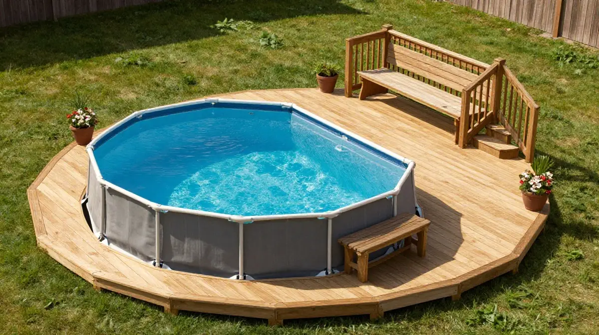Above Ground Pool Deck Plans