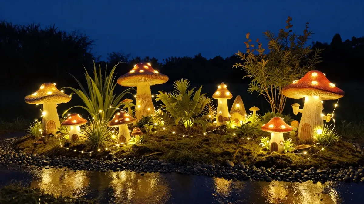 Add Solar Fairy Lights for Nighttime Magic