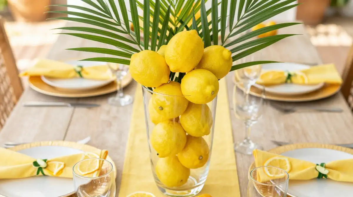 Add a Citrus Element for a Pop of Sunshine