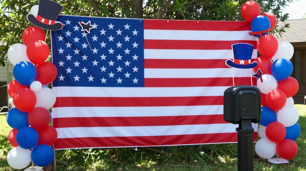 Add a Patriotic Photo Booth Corner