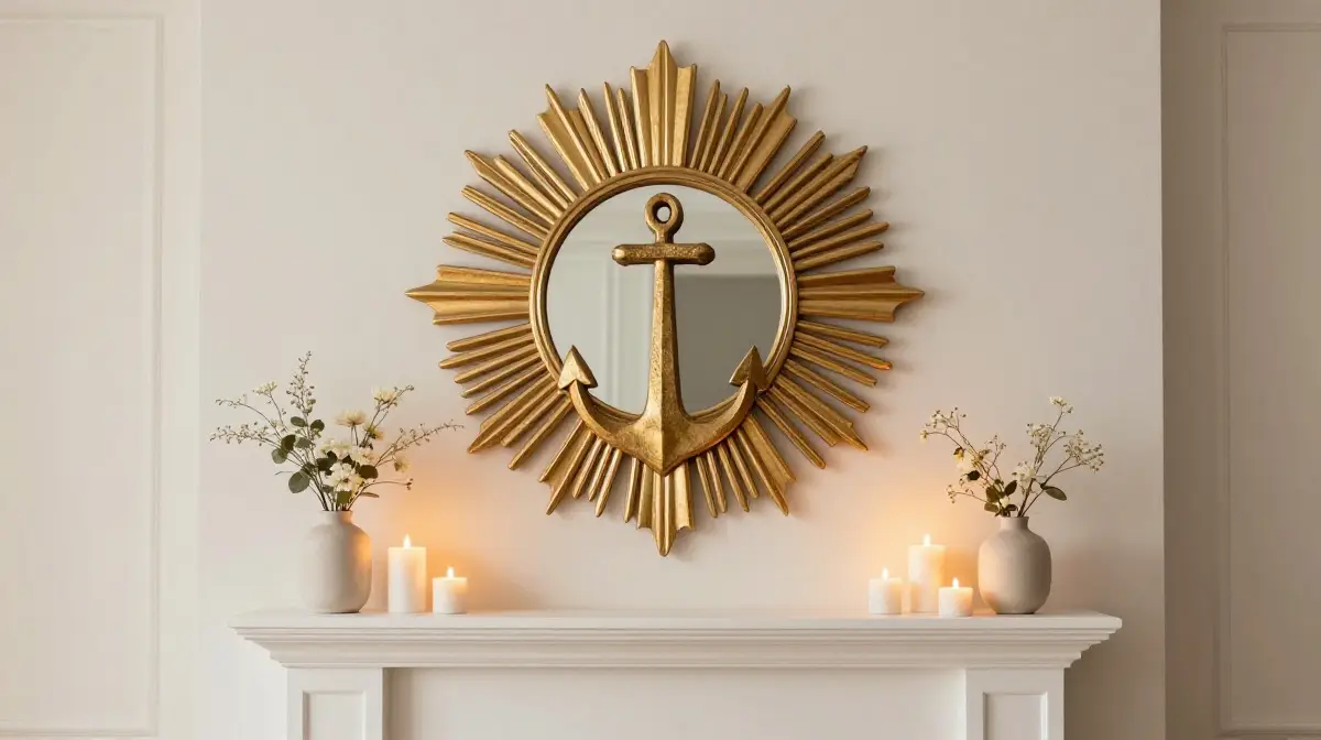 Anchor With a Sunburst Mirror