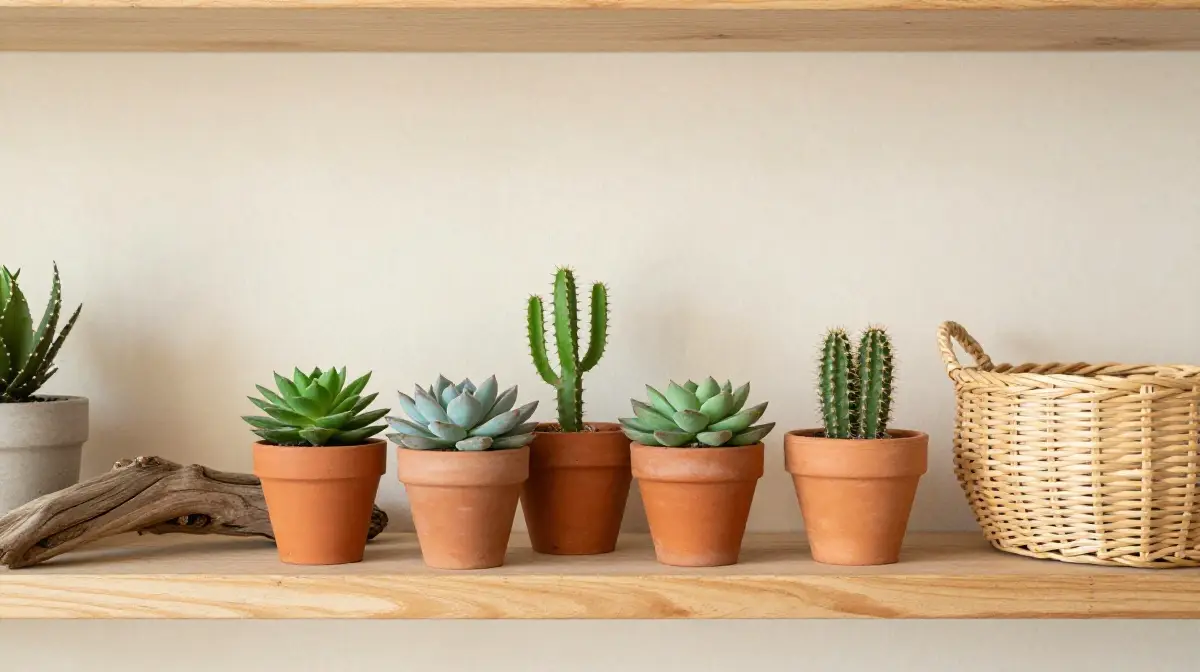 Bring in Potted Succulents and Cacti