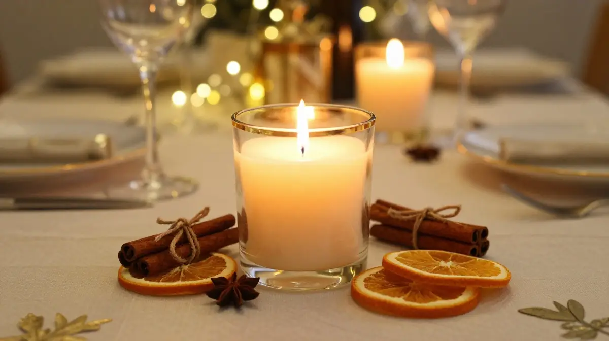 Cinnamon and Orange Festive Candle