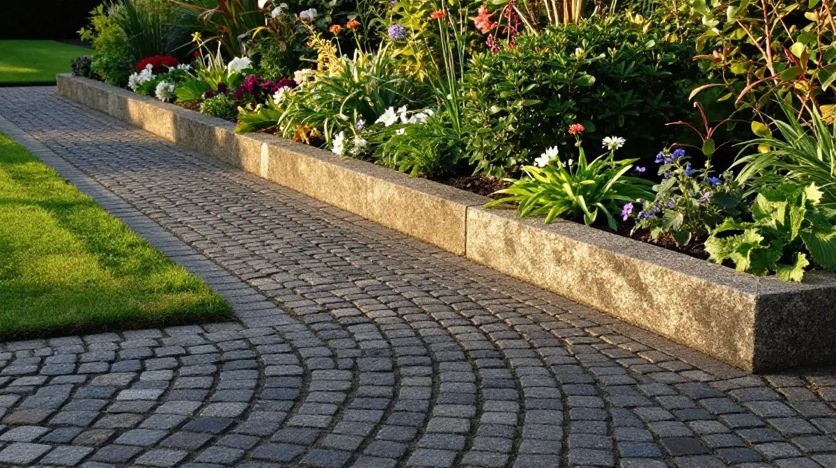 Cobblestone Sett Border