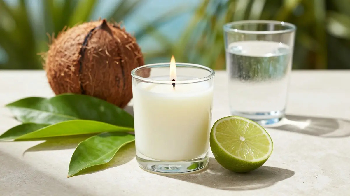 Coconut and Lime Summer Candle