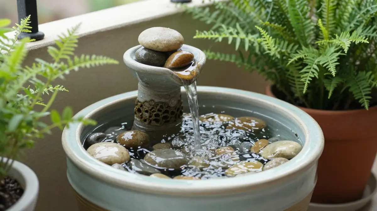 Container Garden Fountain