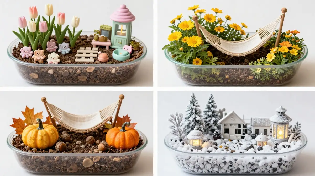Create a Fairy Garden with a Seasonal Theme