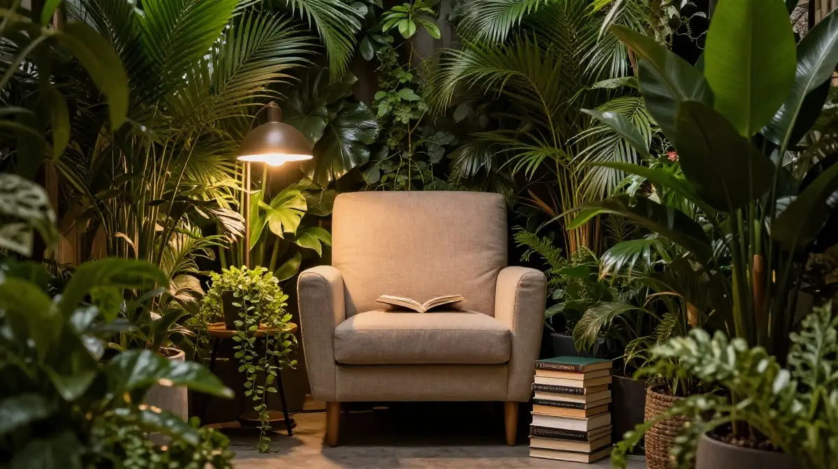 Create a Reading Nook Surrounded by Plants