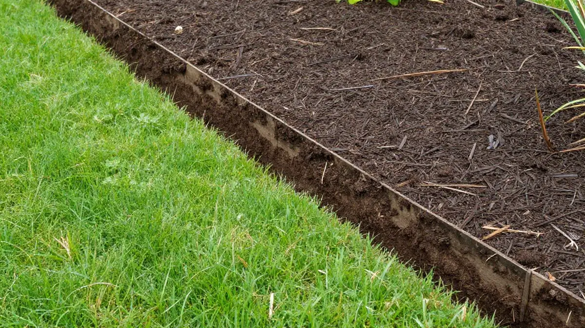 Cut Soil Trench Edging